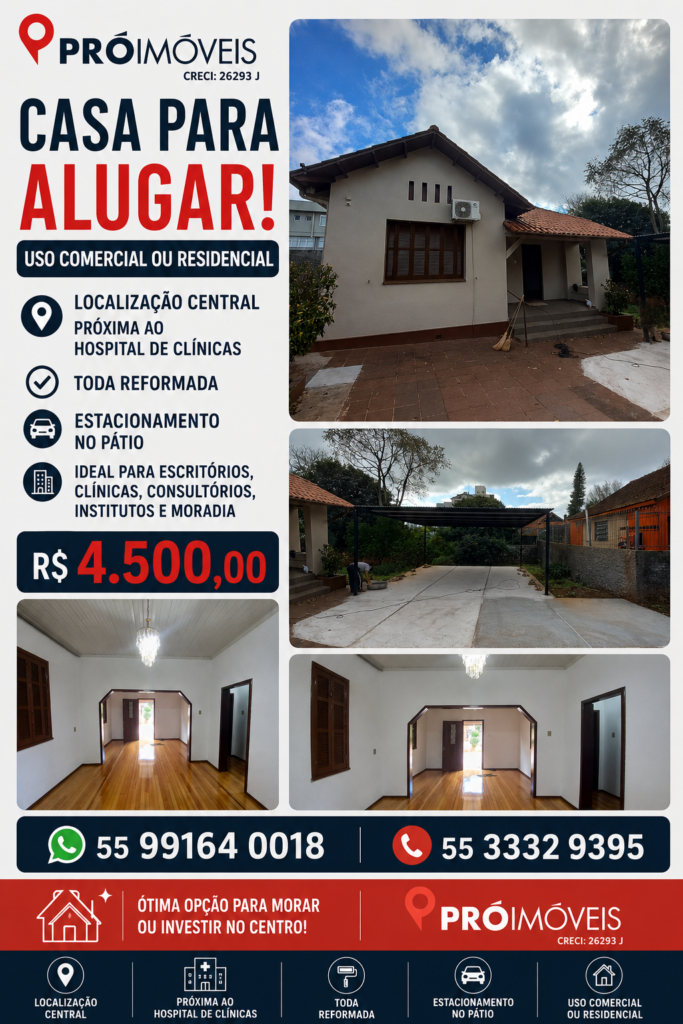 CASA PARA ALUGUEL