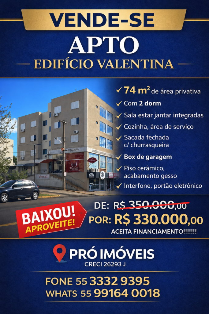 APARTAMENTO COM 2 DORMITÓRIOS